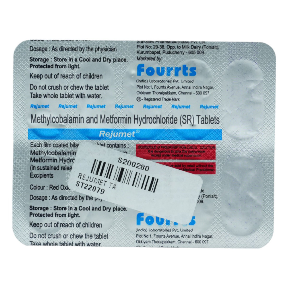 Rejumet Tablet 10's, Pack of 10 TABLETS Rejumet Tablet 10's, Pack of 10 TABLETS
