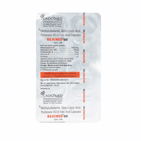 Rejumed OD Capsule 10's, Pack of 10 CAPSULES