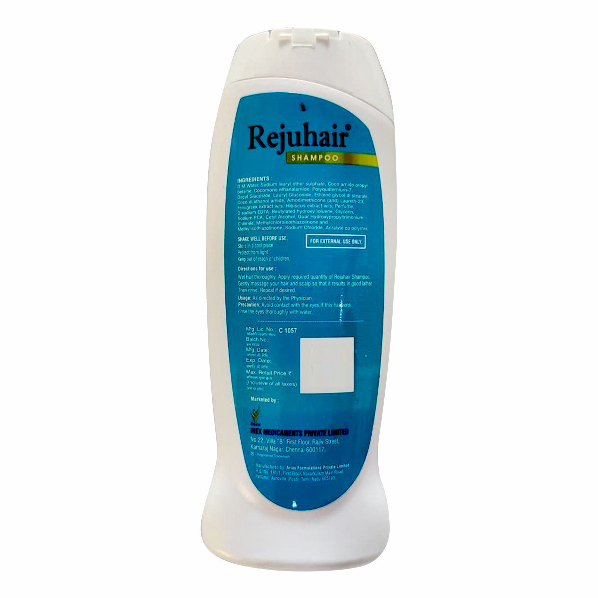 Rejuhair Shampoo, 200 ml, Pack of 1 Shampoo Rejuhair Shampoo, 200 ml, Pack of 1 Shampoo