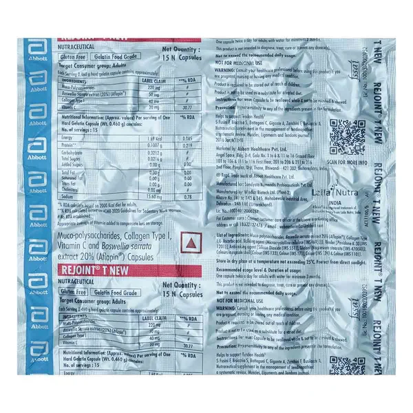 Rejoint T New Capsule 15's, Pack of 15 CAPSULES