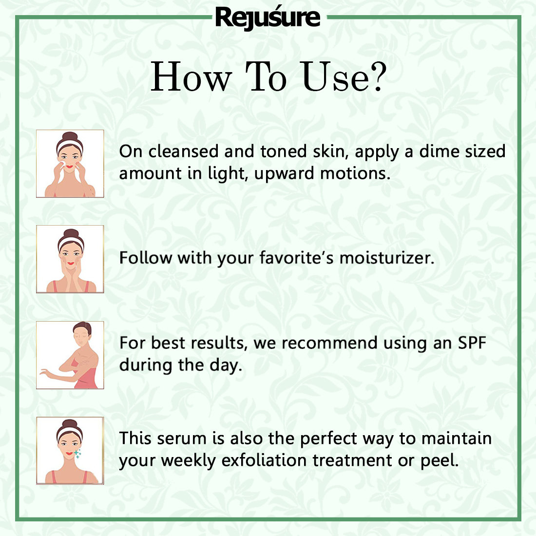 Rejusure Glycolic Acid Facial Moisturizer 50 ml | Glycolic Acid And Shea Butter | Promotes Skin Renewal & Hydration | Minimizes Pigmentation and Dark Spots | For All Skin Type, Pack of 1 Rejusure Glycolic Acid Facial Moisturizer 50 ml | Glycolic Acid And Shea Butter | Promotes Skin Renewal & Hydration | Minimizes Pigmentation and Dark Spots | For All Skin Type, Pack of 1
