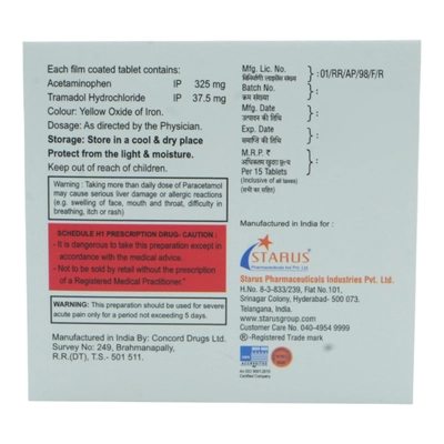 Reltracet Tablet 15's, Pack of 15 TabletS