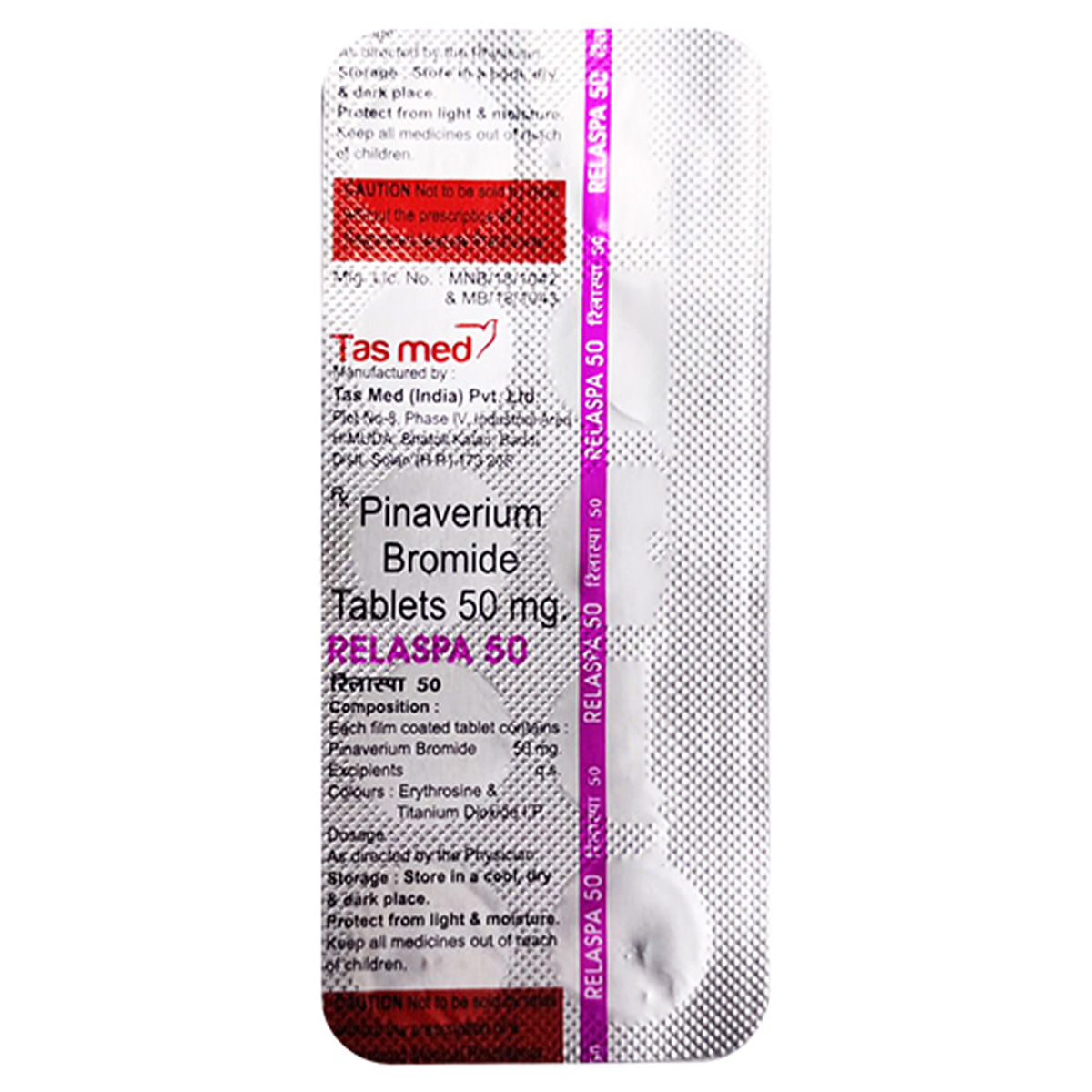 Buy Relaspa 50 Tablet 10's Online