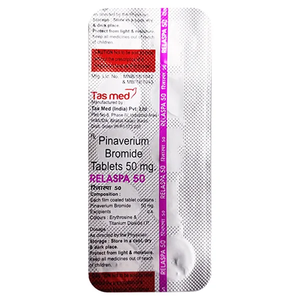 Relaspa 50 Tablet 10's, Pack of 10 TABLETS