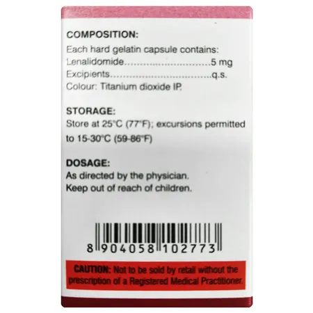 Relidomide 5 Capsule 28's