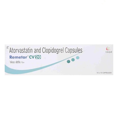 Remetor CV 20 Capsule 10's, Pack of 10 CAPSULES