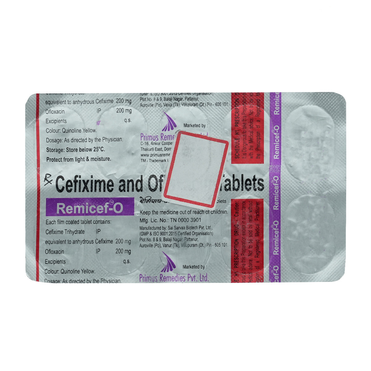 Remicef-O Tablet 10's, Pack of 10 TabletS Remicef-O Tablet 10's, Pack of 10 TabletS