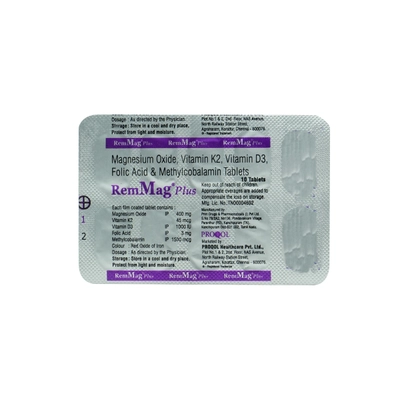 Remmag Plus Tablet 10'S, Pack of 10 TABLETS