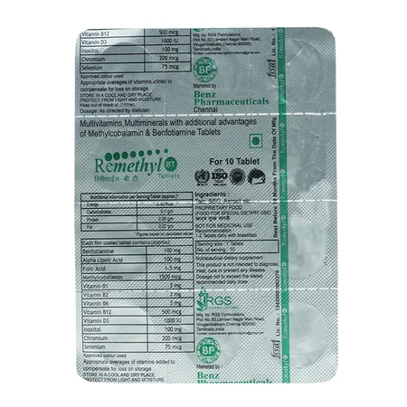 Remethyl BT Tablet 10's