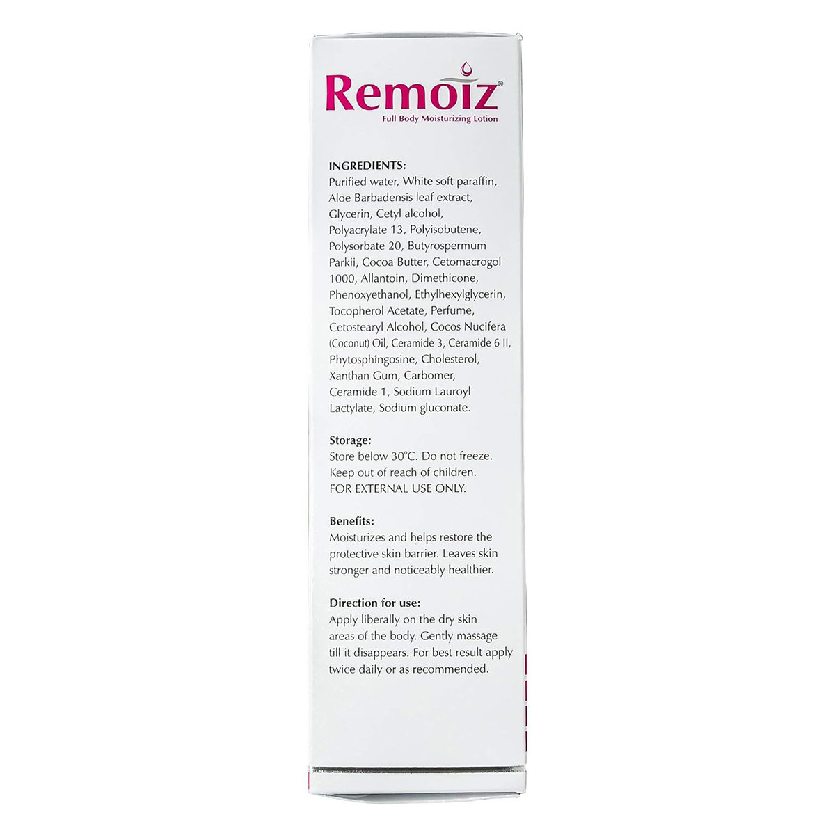 Remoiz Moisturizing Lotion 100 ml, Pack of 1 Remoiz Moisturizing Lotion 100 ml, Pack of 1