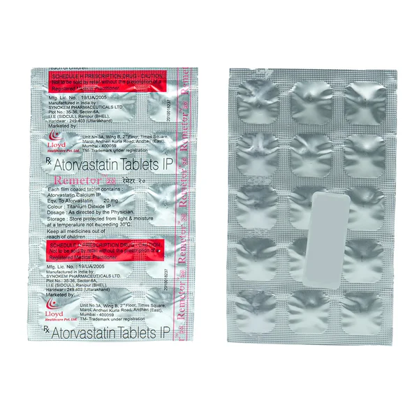 Remetor 20 Tablet 15's