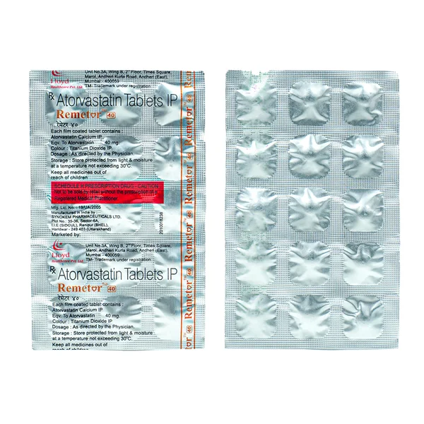 Remetor 40 Tablet 15's, Pack of 15 TABLETS