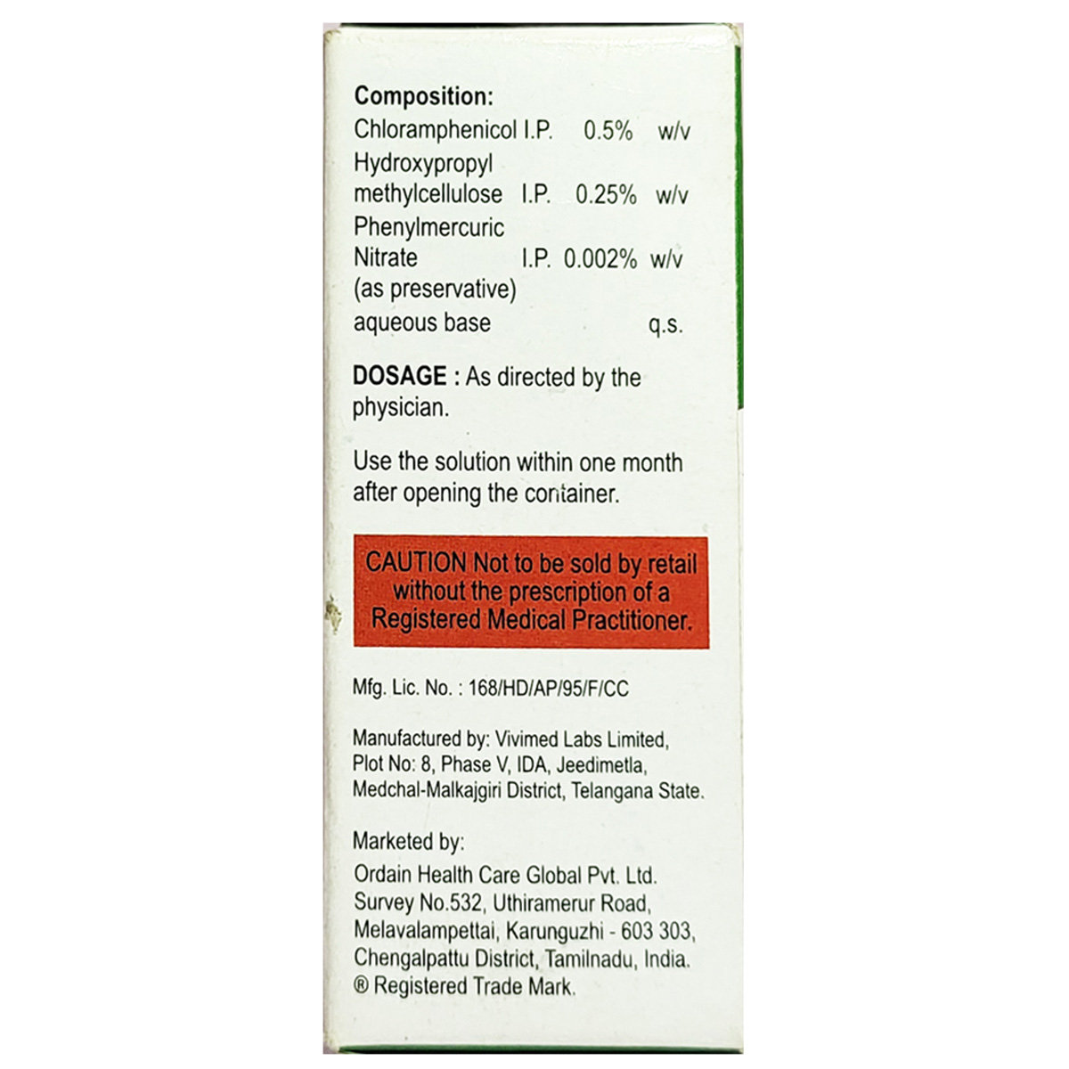 Renicol Eye Drop 10 ml, Pack of 1 EYE DROPS Renicol Eye Drop 10 ml, Pack of 1 EYE DROPS