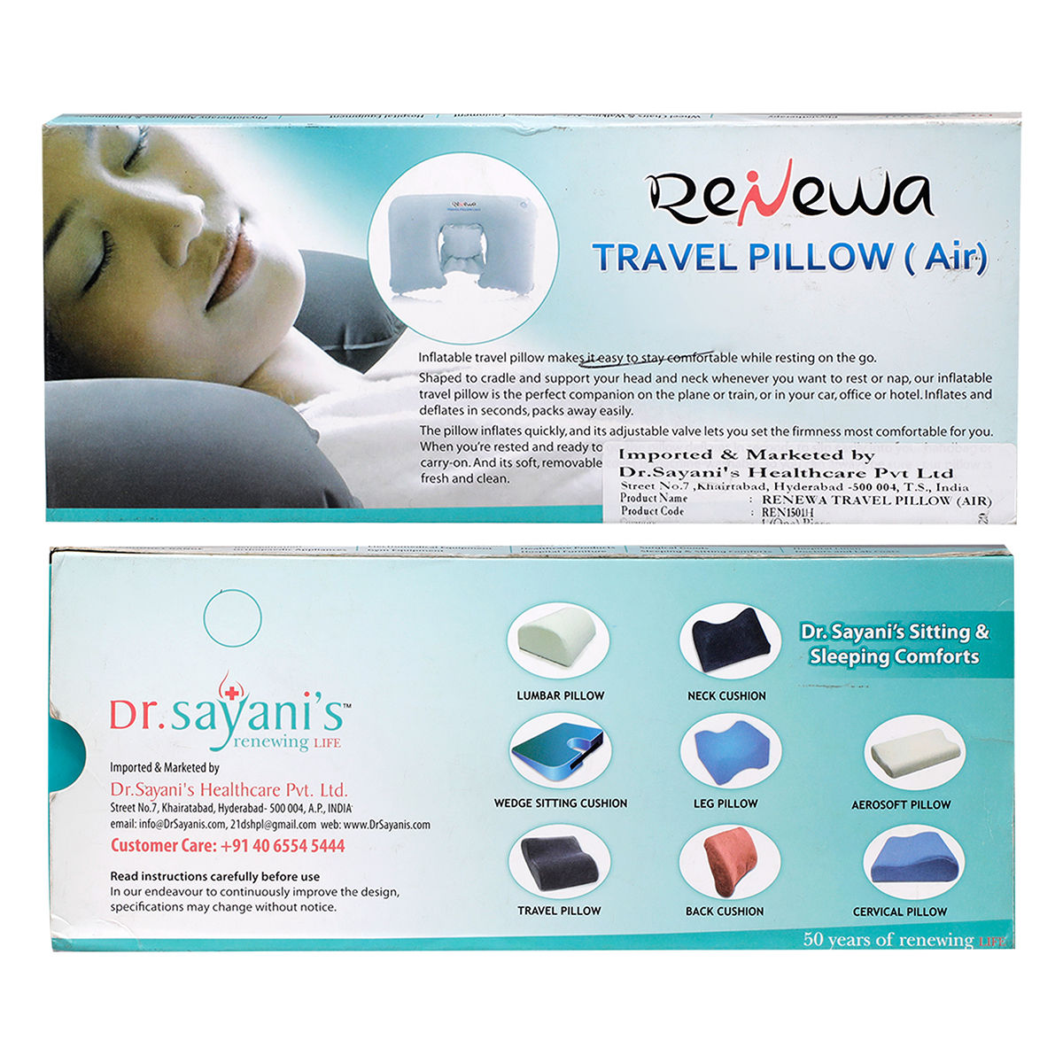 Buy Renewa Travel Pillow, 1 Count Online