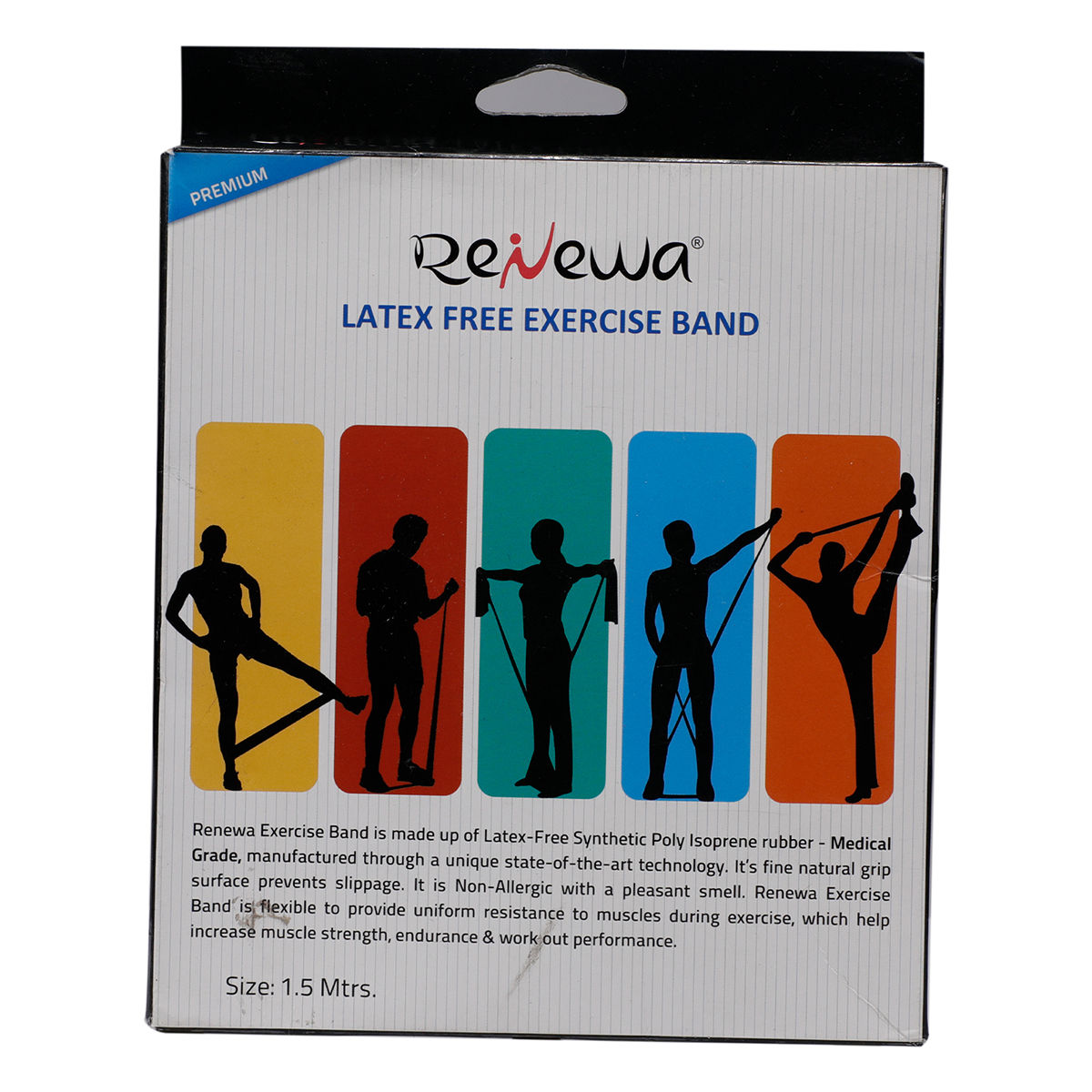 Buy Renewa Latex Free Exercise Black Band, 1 Count Online