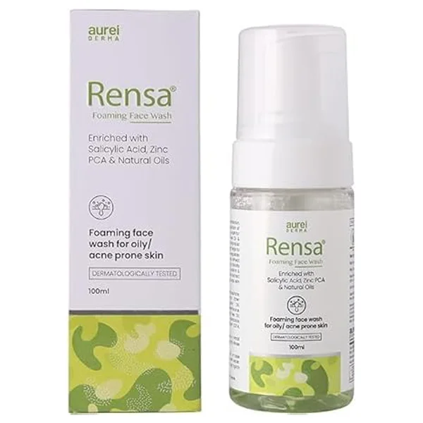 Rensa Oil Free Foaming Face Wash, 100 ml