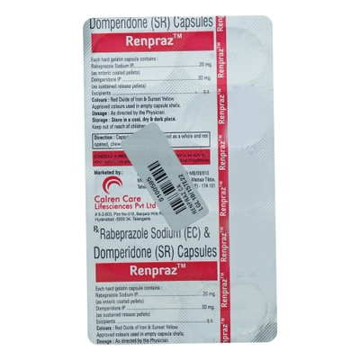 Renpraz Capsule 10's, Pack of 10 CapsuleS