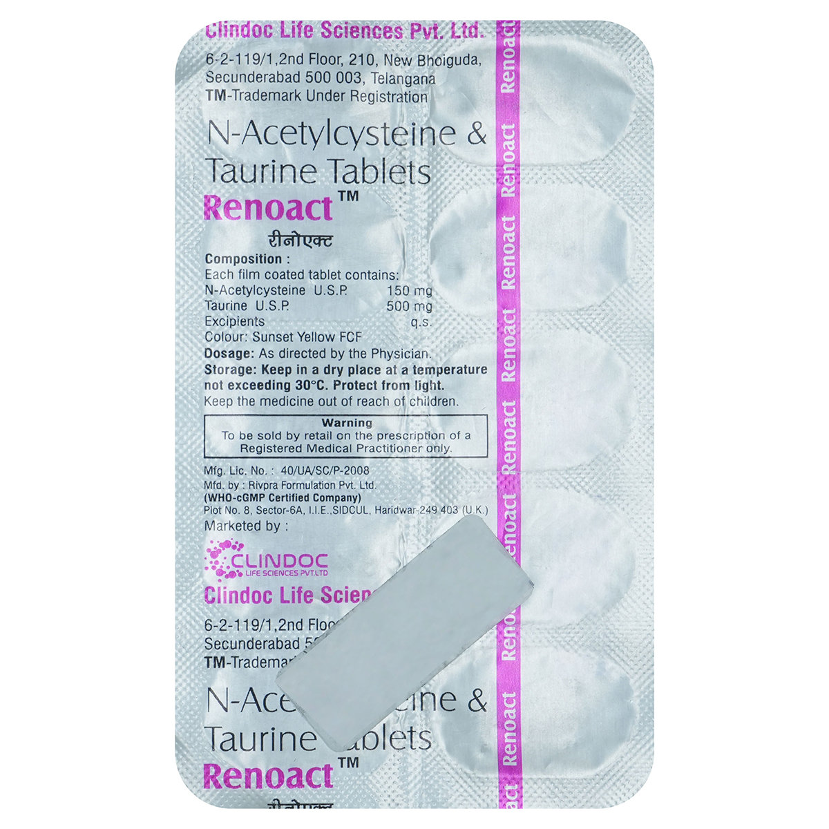 Renoact Tablet 10's, Pack of 10 Renoact Tablet 10's, Pack of 10