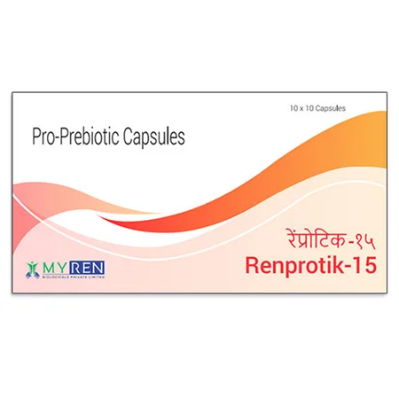 Renprotik-15 Capsule 10's