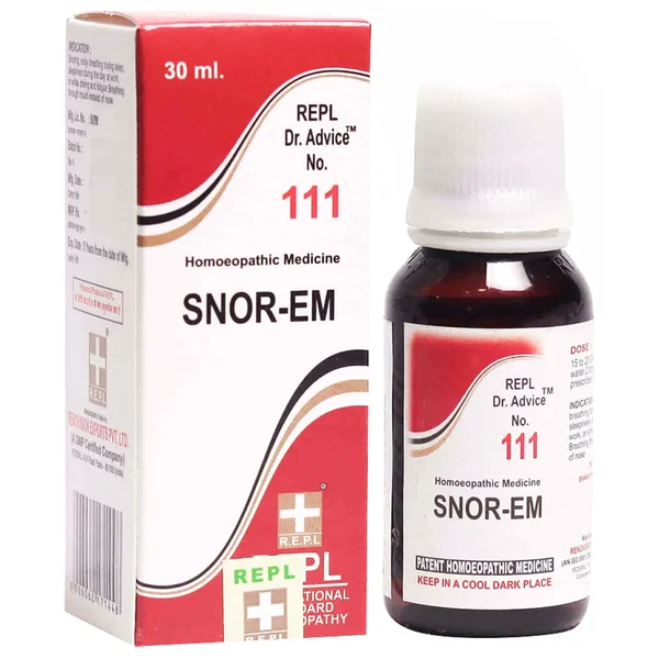 REPL Dr. Advice No.111 Snor-Em Drops, 30 ml