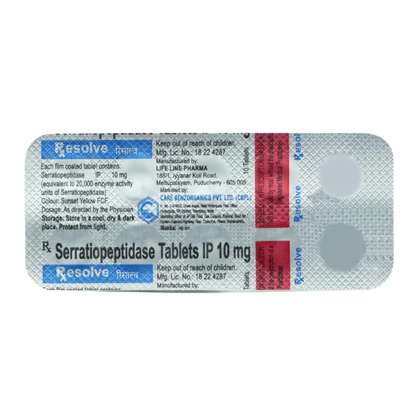 Resolve 10 mg Tablet 10's