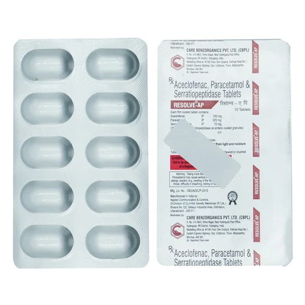 Resolve AP Tablet 10's, Pack of 10 TABLETS