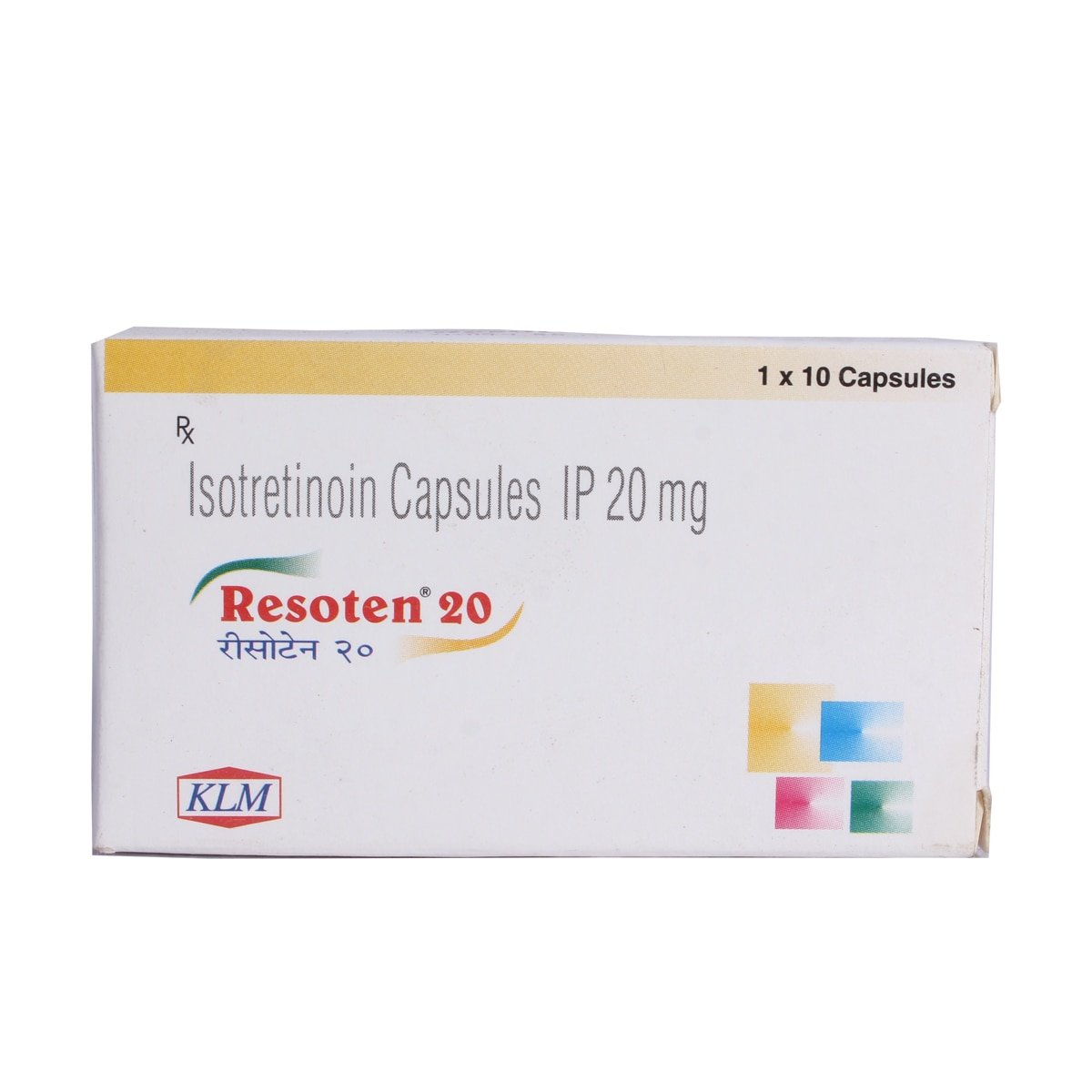 Resoten 20 Capsule 10's, Pack of 10 CapsuleS Resoten 20 Capsule 10's, Pack of 10 CapsuleS