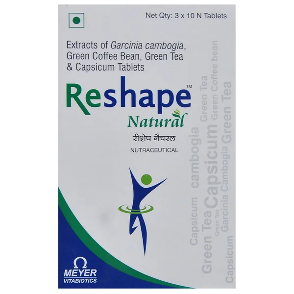 Reshape Natural Tablet 10's, Pack of 10