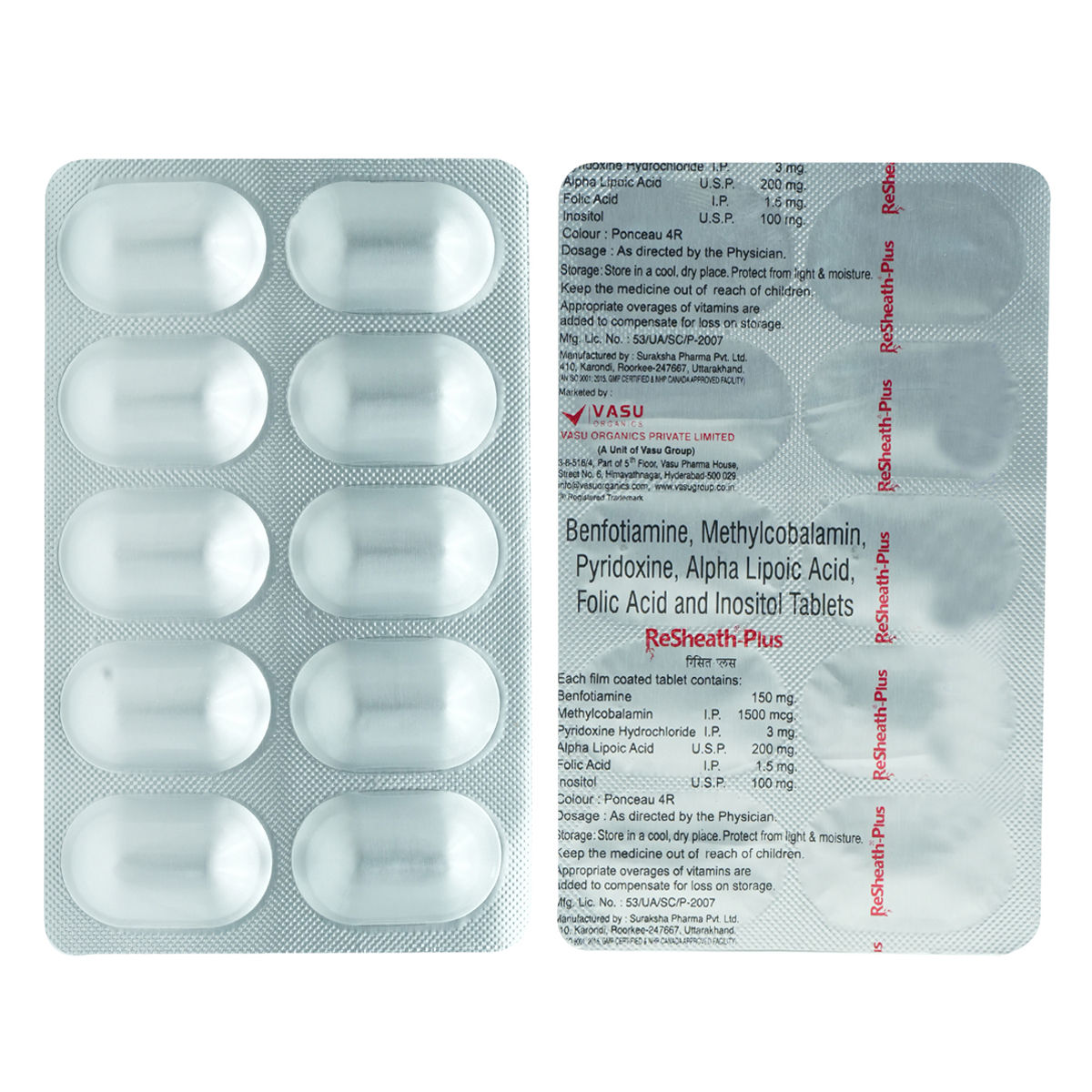 Buy Resheath-Plus Tablet 10's Online