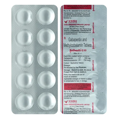 Resheath-G 300 mg/750 mcg Tablet 10's
