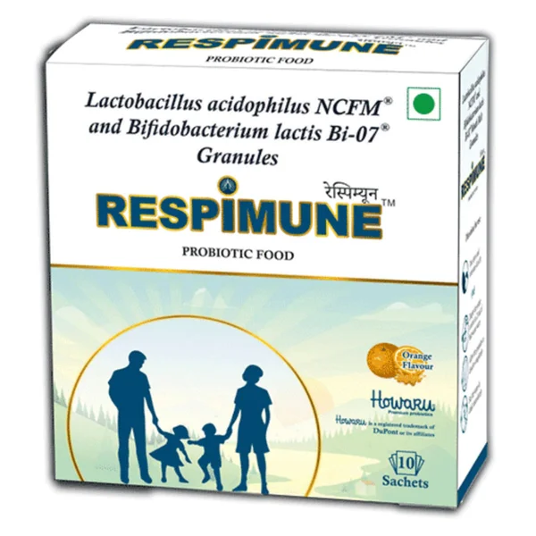 Respimune Orange Flavour Sachet 10 x 1 gm