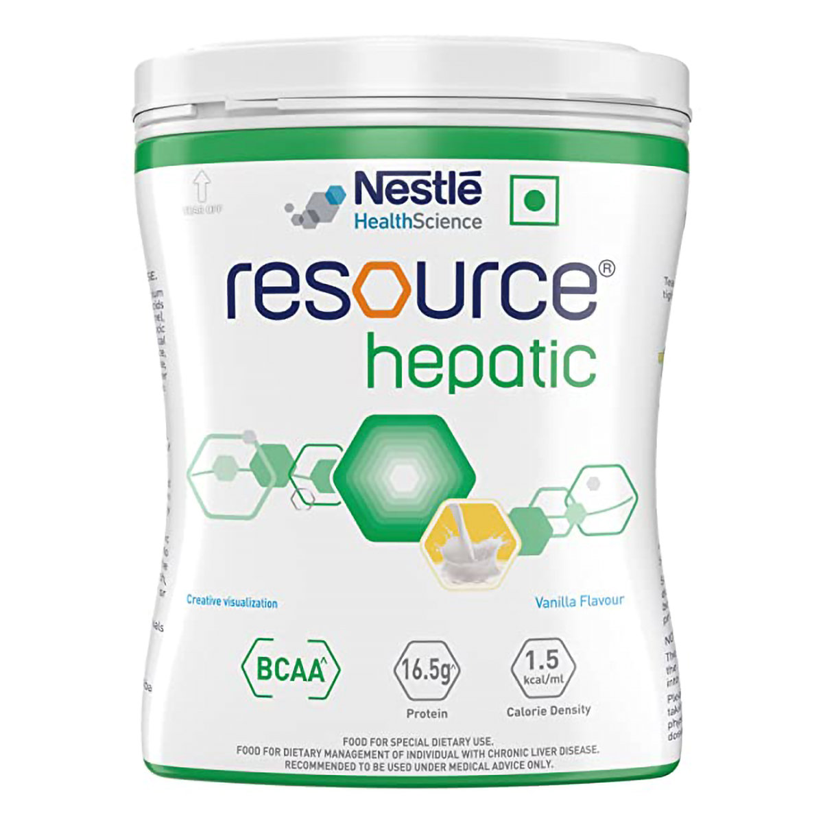 Nestle Resource Hepatic Vanilla Flavour Powder, 400 gm, Pack of 1 Nestle Resource Hepatic Vanilla Flavour Powder, 400 gm, Pack of 1