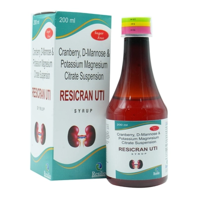 Resicran UTI Sugar Free Suspension 200 ml, Pack of 1