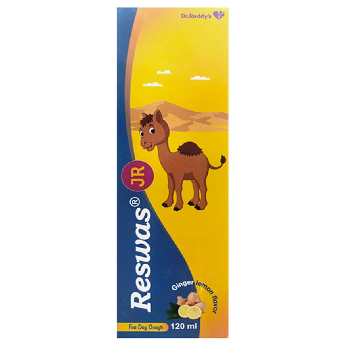 Reswas JR Ginger Lemon Flavour Dry Cough Syrup 120 ml, Pack of 1 Syrup Reswas JR Ginger Lemon Flavour Dry Cough Syrup 120 ml, Pack of 1 Syrup