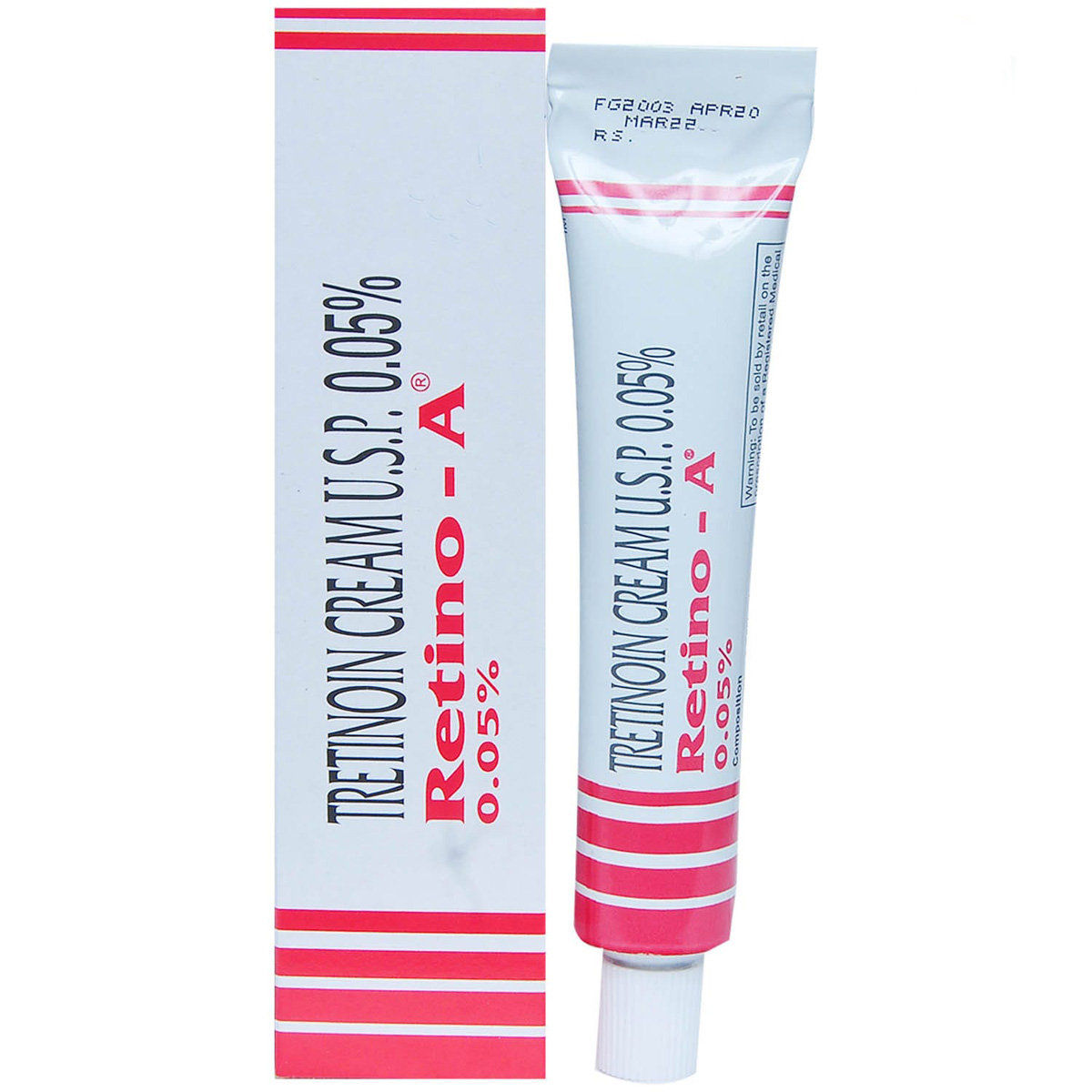 Retino A 0.5% Cream 20 gm, Pack of 1 CREAM Retino A 0.5% Cream 20 gm, Pack of 1 CREAM