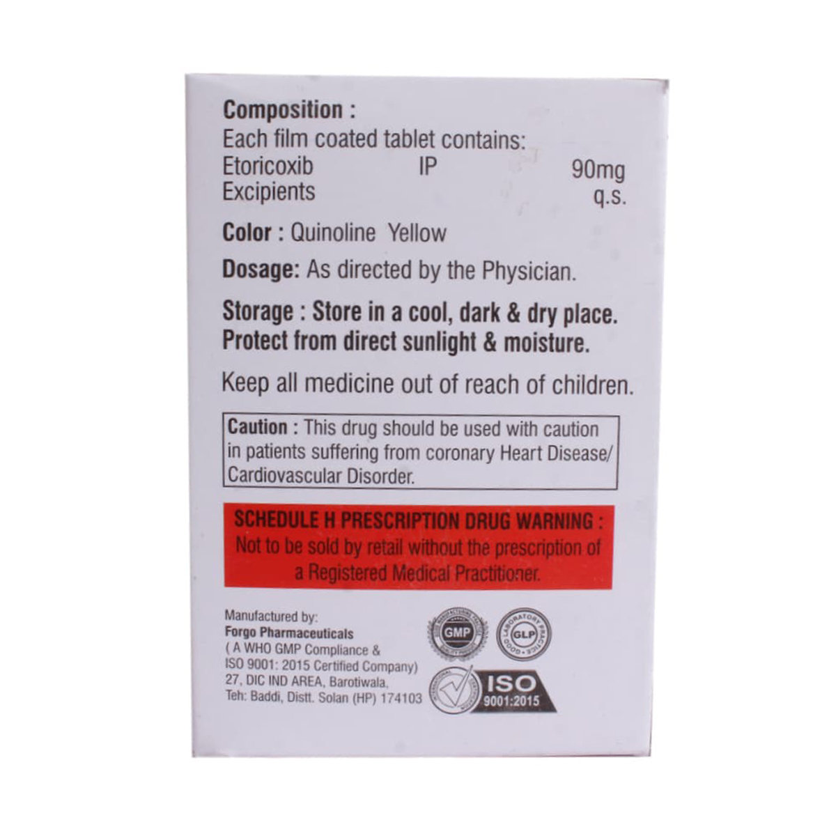 Retory-90 Tablet 10's, Pack of 10 TABLETS Retory-90 Tablet 10's, Pack of 10 TABLETS