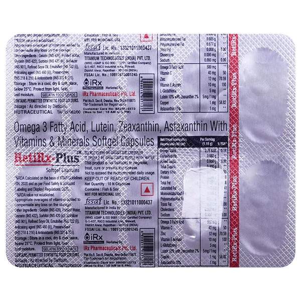 Retirx-Plus Softgel Capsule 10's