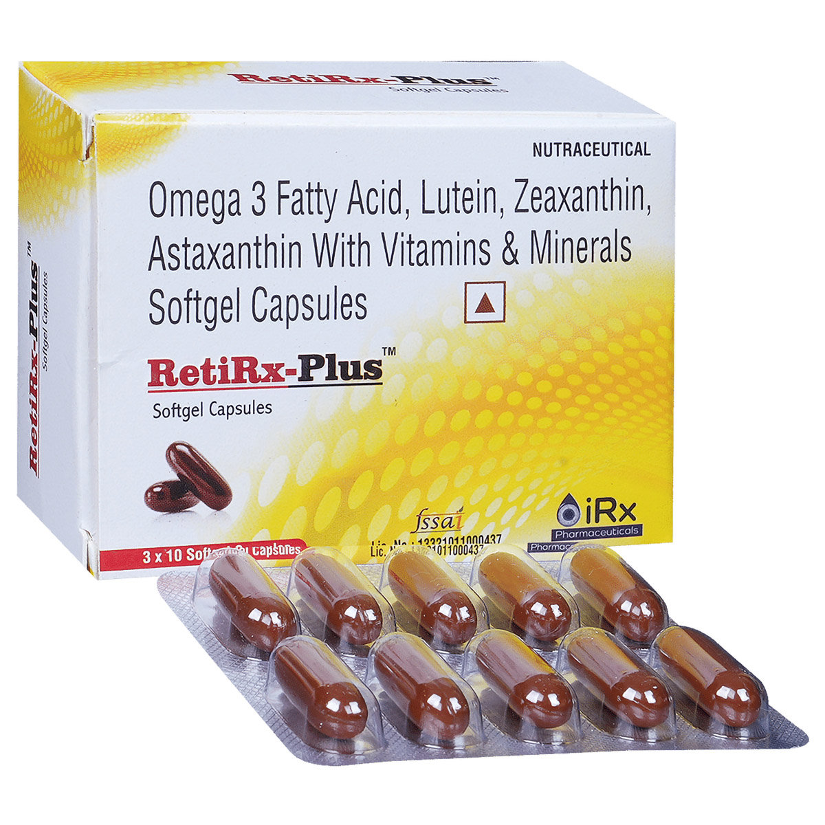 Retirx-Plus Softgel Capsule 10's, Pack of 10 Retirx-Plus Softgel Capsule 10's, Pack of 10