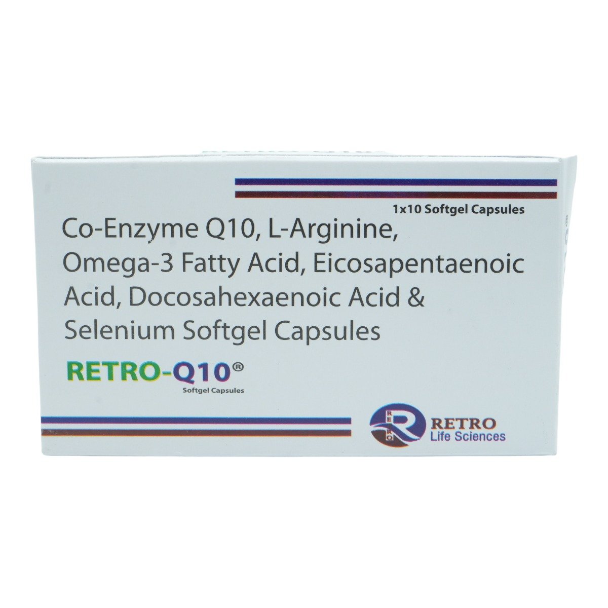 Retro-Q10 Softgel Capsule 10's, Pack of 10 CAPSULES Retro-Q10 Softgel Capsule 10's, Pack of 10 CAPSULES