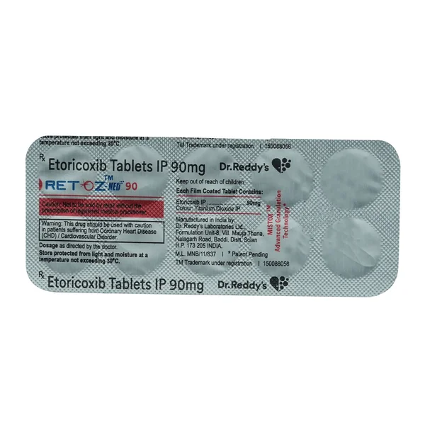 Retoz-Neo 90 Tablet 10's, Pack of 10 TabletS