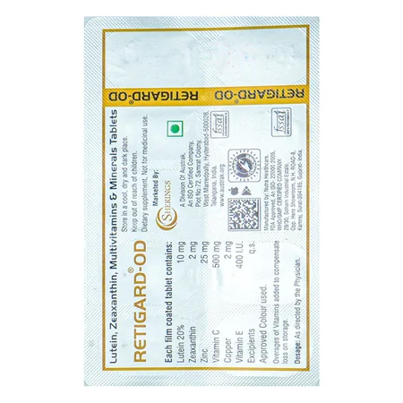 Retigard-OD Tablet 10's