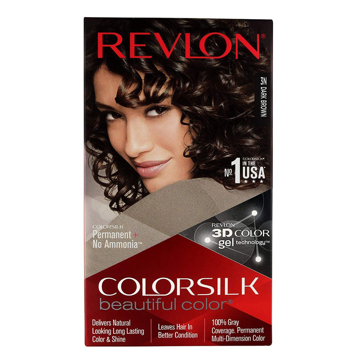 Buy Revlon Colorsilk  3N Dark Brown Hair Color, 1 Kit Online
