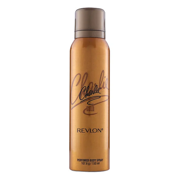 Revlon Charlie Gold Perfumed Body Spray, 150 ml, Pack of 1