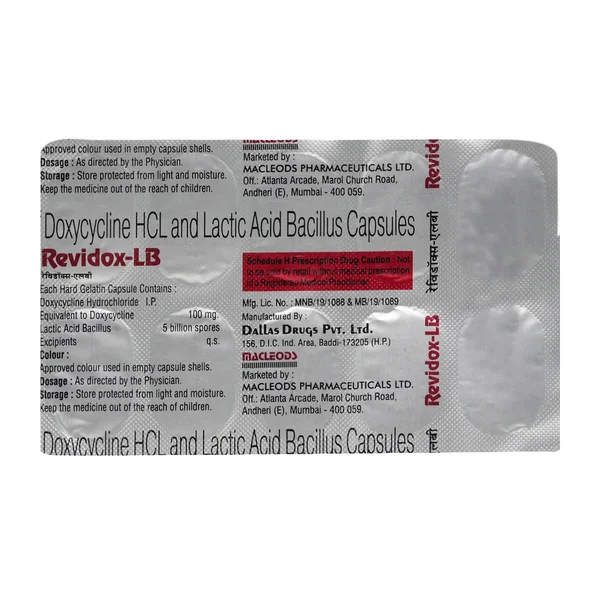 Revidox-LB Capsule 10's, Pack of 10 CAPSULES