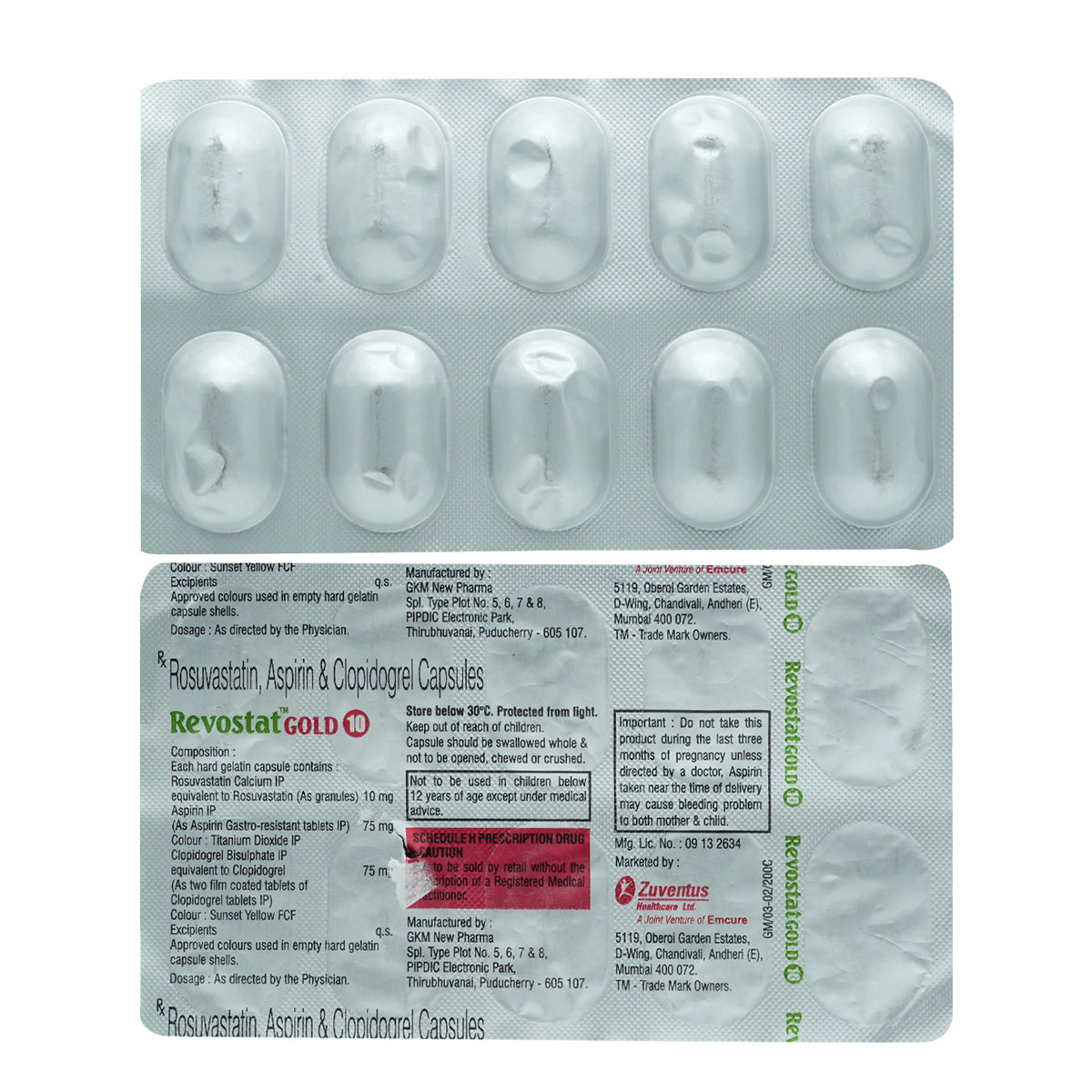 Revostat Gold 10 Capsule 10's, Pack of 10 CapsuleS Revostat Gold 10 Capsule 10's, Pack of 10 CapsuleS