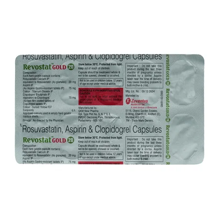 Revostat Gold 20 Capsule 10's