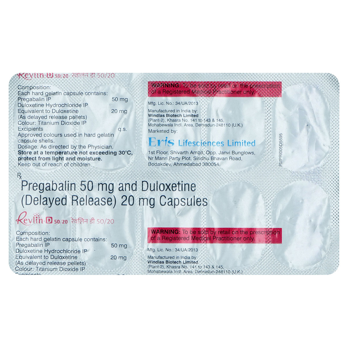 Revlin-D 50/20 Capsule 10's, Pack of 10 Revlin-D 50/20 Capsule 10's, Pack of 10