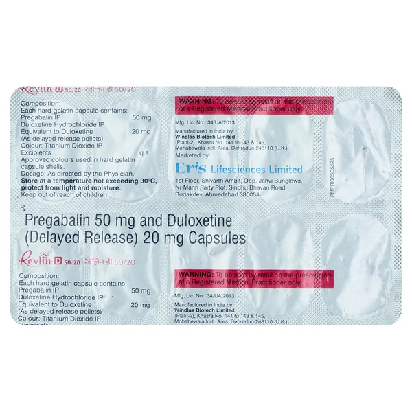 Revlin-D 50/20 Capsule 10's, Pack of 10