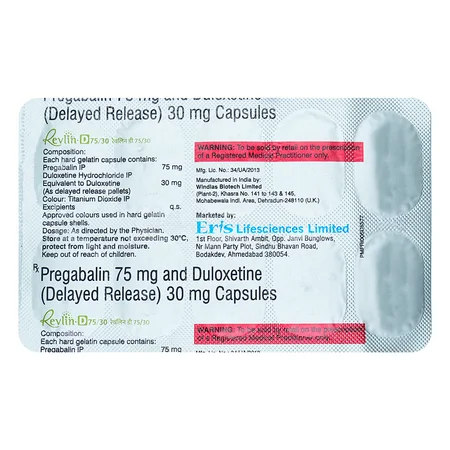 Revlin-D 75/30 Capsule 10's
