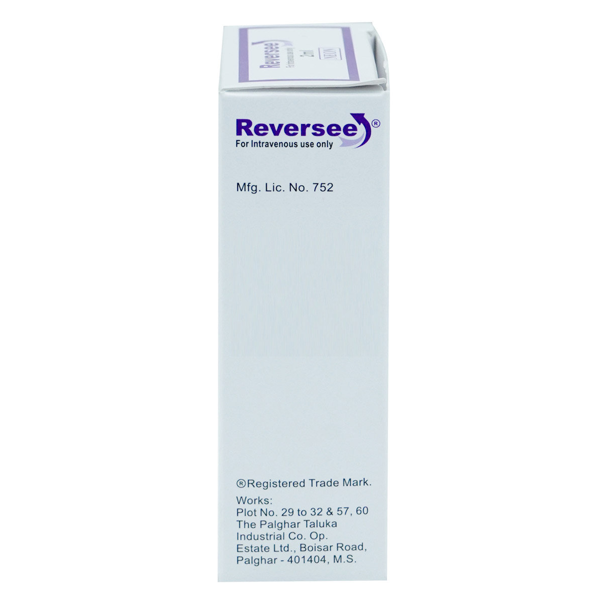 Reversee 100mg/ml Injection 2 ml, Pack of 1 Injection Reversee 100mg/ml Injection 2 ml, Pack of 1 Injection